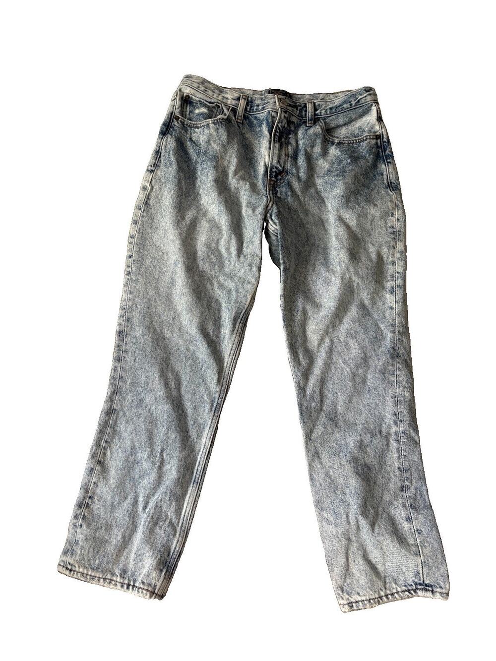 Abercrombie & Fitch High Rise Mom Denim Jeans Acid Wash 8 Women's 29